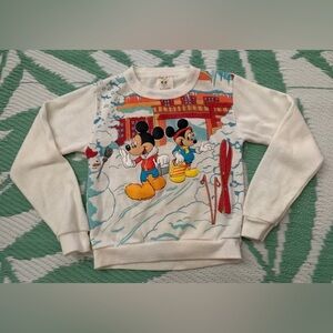 Vintage kids Disney Mickey and Minnie mouse sweatshirt